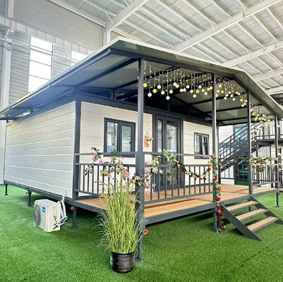 20FT/40FT Customized Dormitories Modular Mobile Tiny/Mini Expandable Prefab/Prefabricated Shipping Container House Luxury Prefab House